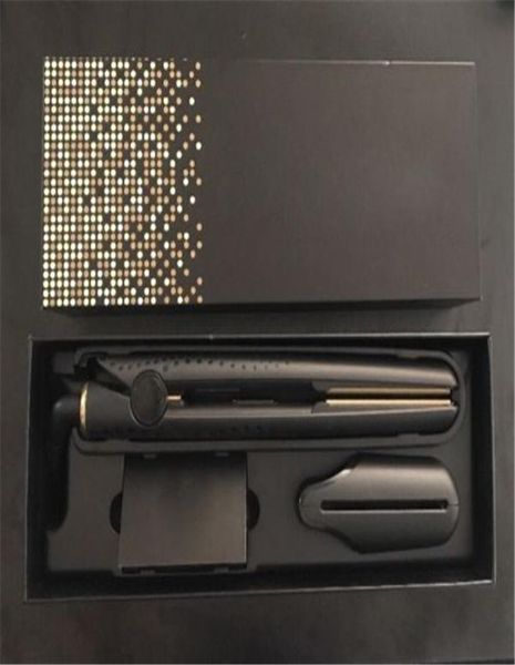 

v gold max hair straightener classic professional styler fast straightening iron styling tool with retail box6585677, Black