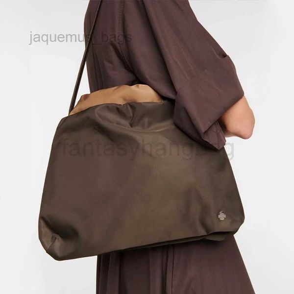 

the row designer bags bourse nylon pleated shoulder large capacity bucket handwomen's original sheet new xl handbags