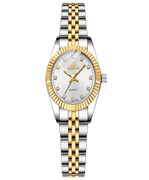 

chenxi women golden silver classic quartz watch female elegant clock luxury gift watches ladies female waterproof wristwatch2716930, Slivery;golden