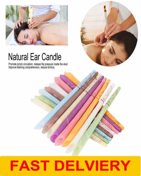 

fast delivery chinese therapy ear candle natural aromatherapy bee wax auricular therapy ear candle ear treatment ears wax healthy 1499006