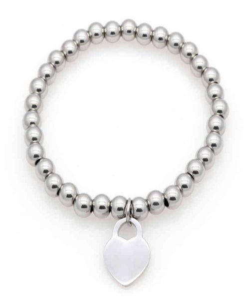 

new women copper beaded bracelet stainls please return to heart charms t letter pulsera bracelets4349566, Golden;silver