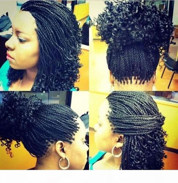 

synthetic lace front wig short braids wig heat resistant crochet braids lace wig for black women 7246557