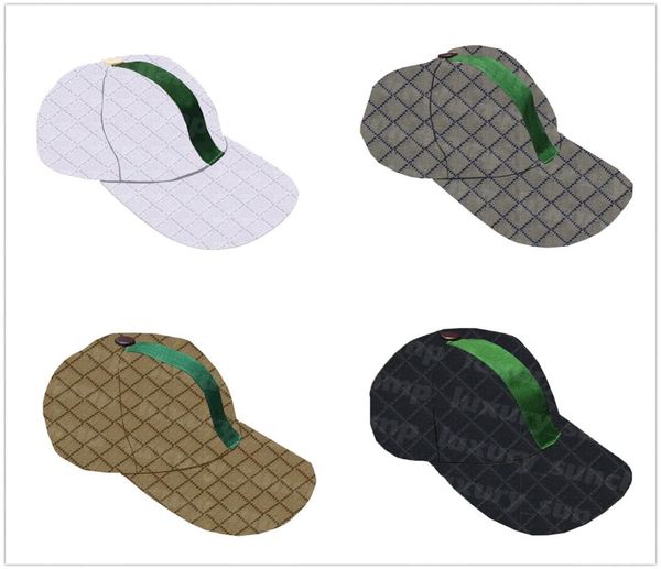 

designer stripe snapbacks hat spring summer sunscreen hats women men jacquard letter cap adjustable caps4447716, Black;white