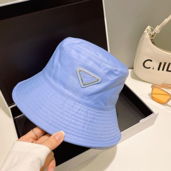 

new pink fisherman hat for women chinlon fabric cute leather cute solid hat decorative versatile, Blue;gray