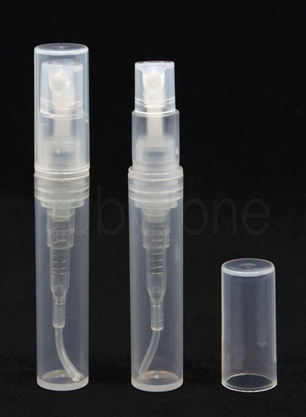 

1000pcs plastic perfume spray empty bottle 2ml 2g refillable sample cosmetic container mini small round atomizer rra21803706715