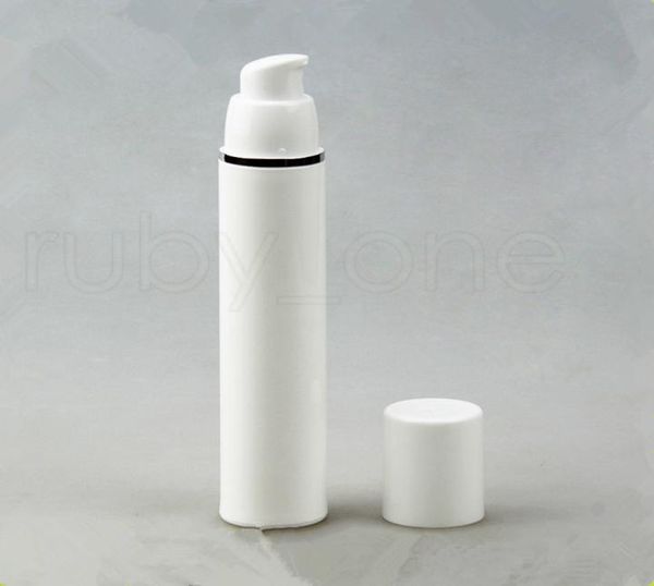 

15ml 30ml 50ml pp airless bottles vacuum pump lotion bottle with silver line cosmetic packaging rra22469070360
