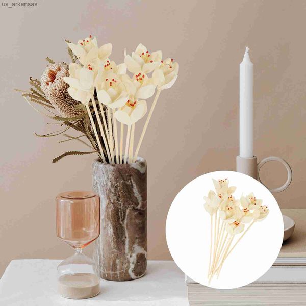

10pcs flower reed diffuser sticks diffuser refills essential oil diffuser stick for spa l230523