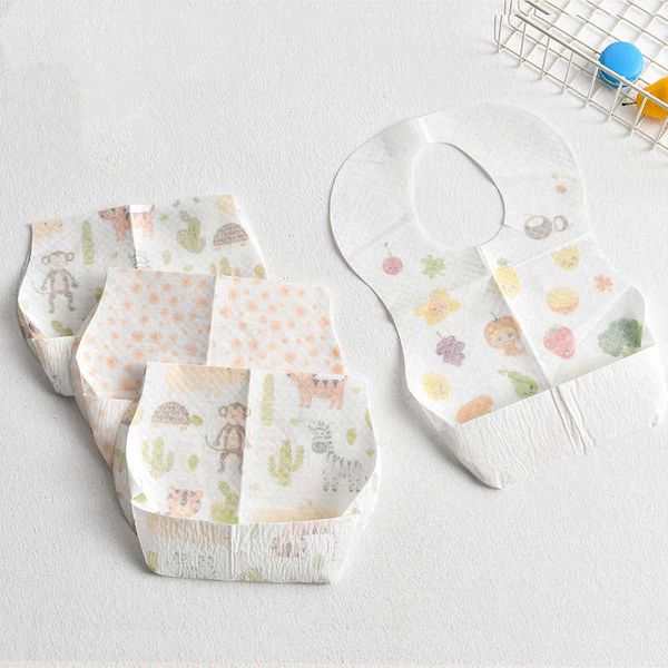 

bibs burp cloths 10 disposable napkins baby saliva towels waterproof feeding bib pockets portable children's accessories g220605