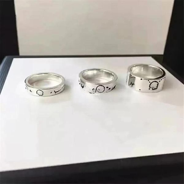

luxury fashion designer gg for men women jewelry sliver color ggity rings, Silver