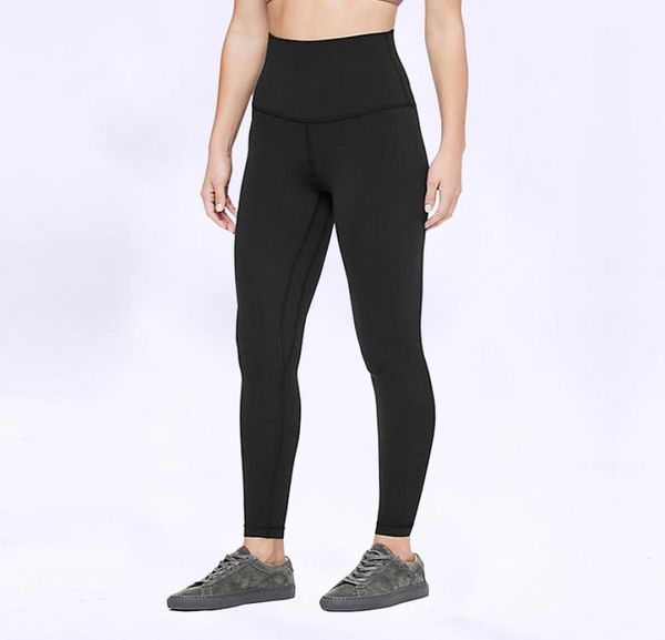 

a-32 aa solid color women yoga pants high waist sports gym wear leggings elastic fitness lady overall full tights workout8776852, White;red