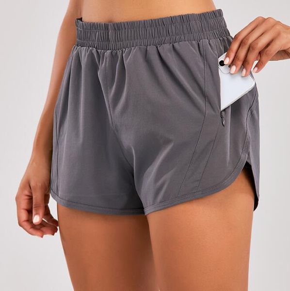 Shorts femininos Hotty Hot Pants roupas de bolso roupa esportiva respirável fitness legging cintura alta elástica