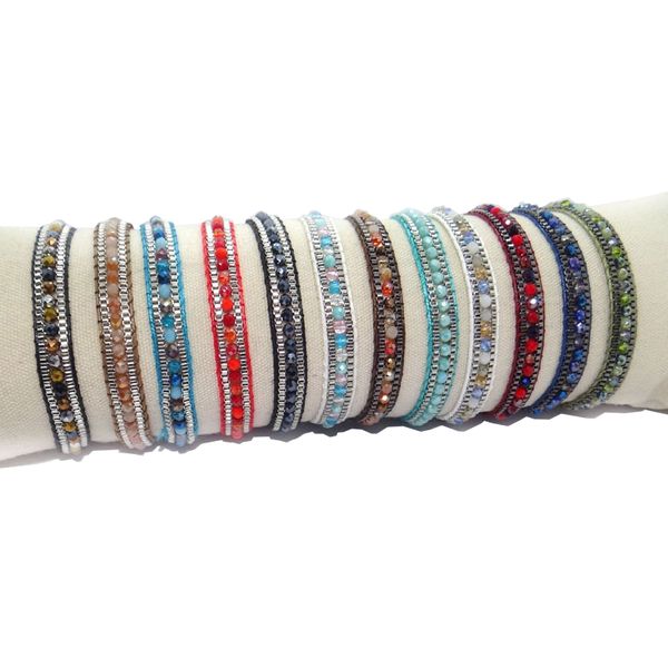 

bohemian hand woven bracelets diamond beaded bracelet friendship bracelet, Golden;silver