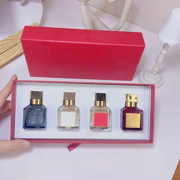 

masion baccarat 540 perfume gift set 4pics x30ml rouge extrait de parfum men women fragrance long lasting smell with gift box kit fast ship