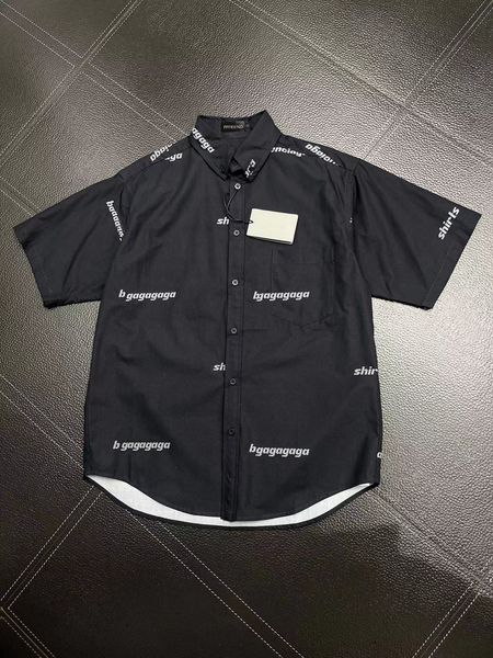 

mens designer shirts brand clothing men shorts sleeve dress shirt hip hop style cotton 10828, White;black