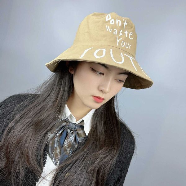 

Fashionable summer designer luxury UV resistant thin face double-sided fisherman hat with small and large brim sun protection sunshade for women aging new, Pink13
