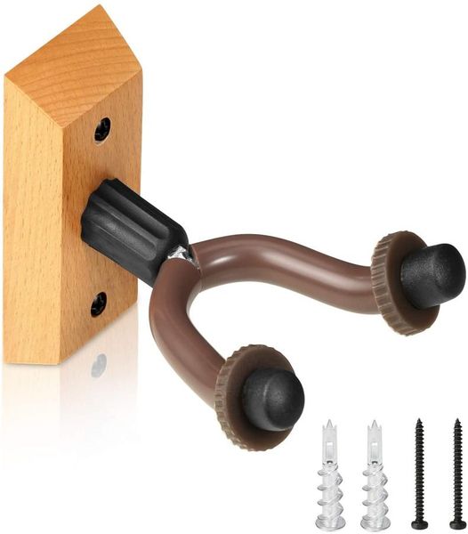 

guitar hanger guitar wall mounts punk 1pack hardwood holder hook stand for acoustic electric classical guitars bass3974686