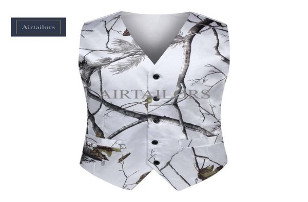 

2018 white camo men vest camouflage mens suit vest slim groom vests realtree camo outerwear spring autumn summer wedding vest men6485615, Black