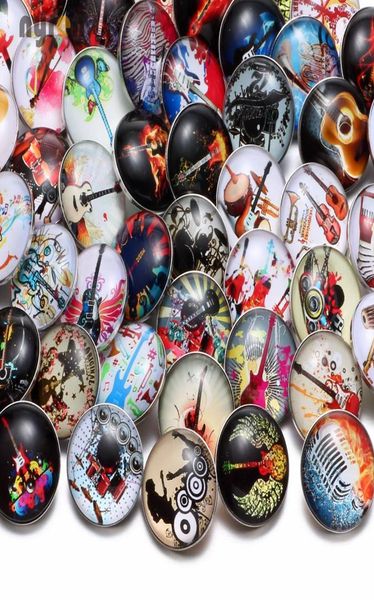 

whole 50pcslot unicorn pattern mix many styles 18mm glass snap button snap charms fit snaps jewelry kzhm0336469376, Golden;silver