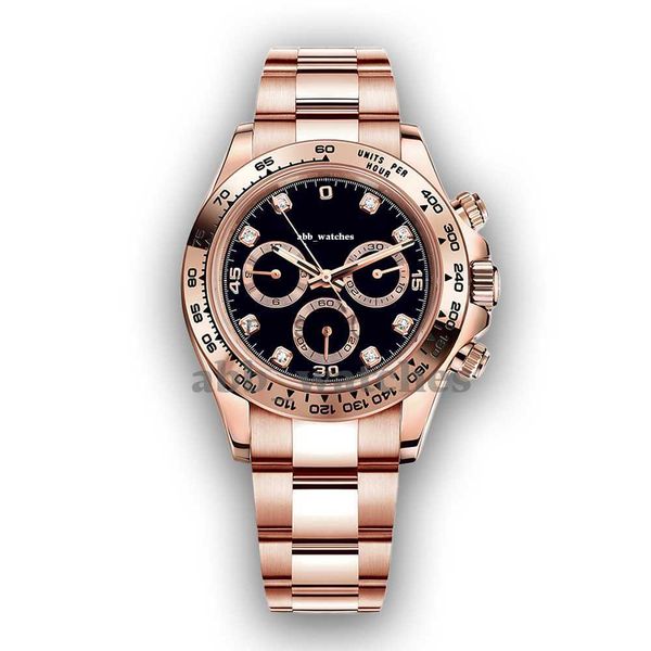 

other watches abbwatches mens watches classic 40mm dial master automatic mechanical watch round stainless steel sapphire wristwatch model ro, Slivery;black