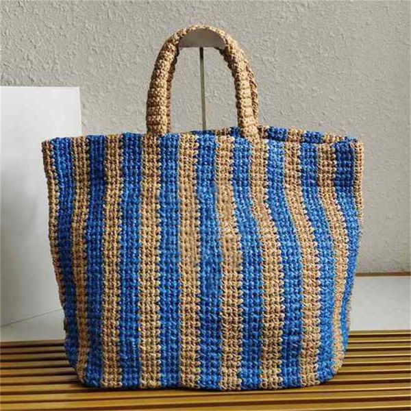 

luxury rattan prad women shoulder wikcer woven bag famous color lafite grass arge capacity summer woven shopping bag of beach tote bags
