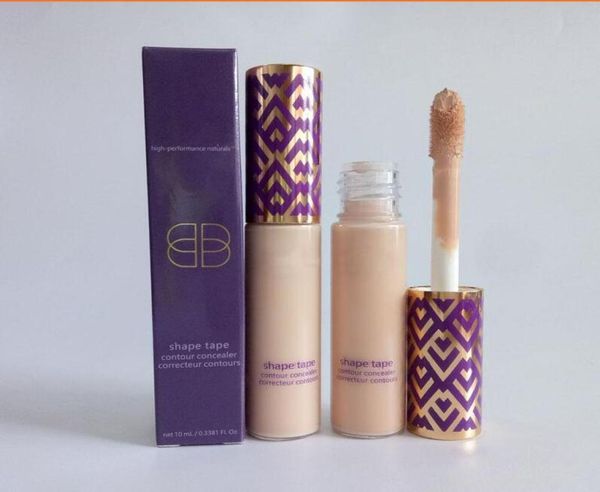 

qualtiy shape tape contour concealer 5 colors fair light light medium medium light sand 10ml liquid foundation2676467