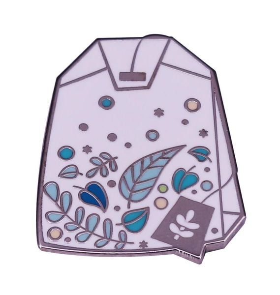 

beautiful plant tea bag brooch tea lovers super cute little accessory1586979, Gray