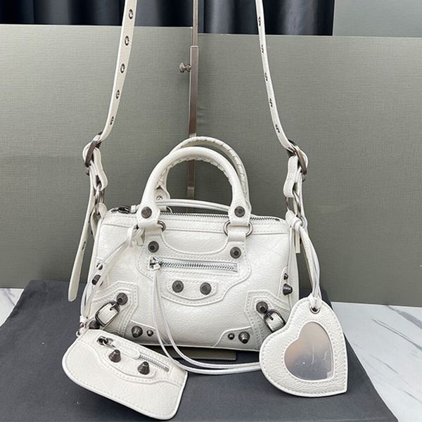 

locomotive bag women fashion totes neo cagole handbags fashion letters shoulder bags zipper closure with small wallet cardioid mirror tote