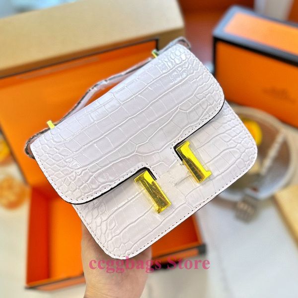 

luxury womens brand bag designer hers ladies crossbody shoulder bags flap fashion handbags crocodile pattern wallet black wristlet purses