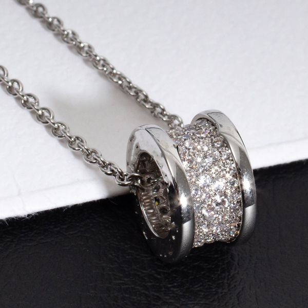 

simple round tag pendant necklace for men and women in 925 silver with rubies branded design titanium steel non-tarnish couple gift chokers, Golden;silver