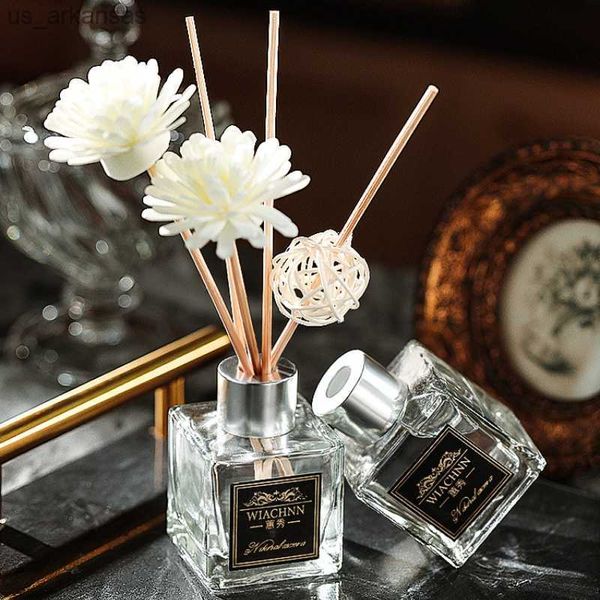 

reed diffuser essential oil dried flower rattan bathroom deodorant incense long-lasting perfume bedroom diffuser bottle l230523