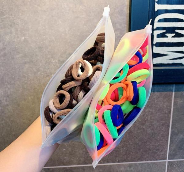

1bag100pcs girls elastic bands rubber band kids hair accessories for women hair tie hair ring rope scrunchies headwear1530650
