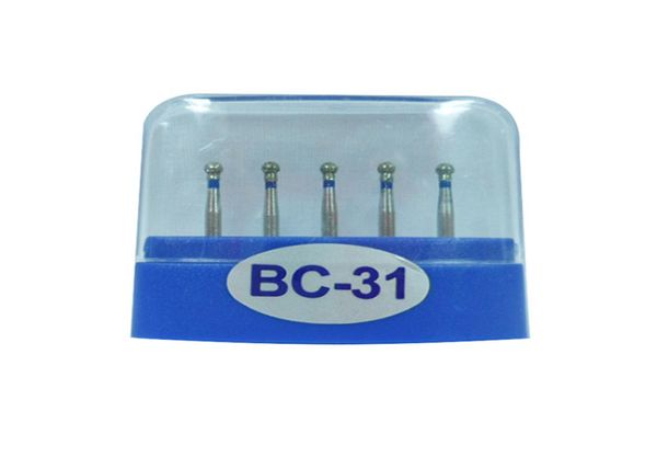 

1 pack5pcs bc31 dental diamond burs medium fg 16m for dental high speed handpiece many models available4926158