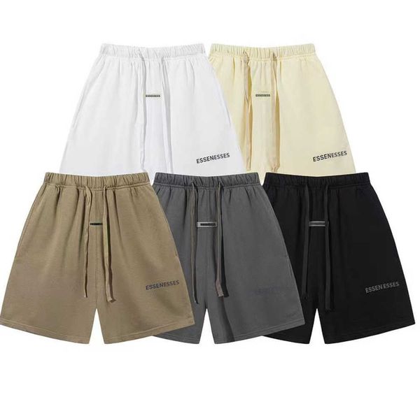 

ess fashion design shorts men's sports loose fit cotton plush fashion23esss, White;black