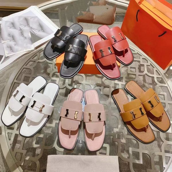 

slides designer sandals latest womens slippers black women flip flops 100% calf leather platform flip work summer fashion casual beach platf