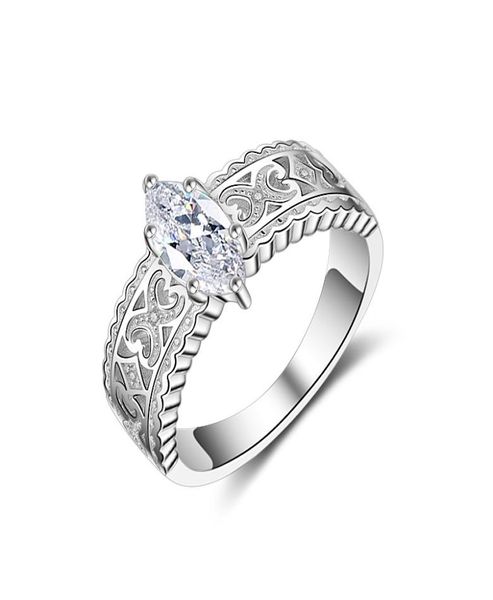 

s luxury rings paved rectangle crystalcz weddingengagement rose gold color ring jewelry for women2796933, Golden;silver