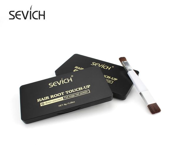 

sevich 4 colors waterproof edge control 8g hairline shadow powder with brush hair root touchup concealer2822267