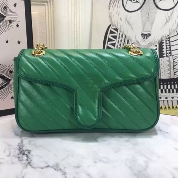 

2023 shoulder bag flap handbag purse sliding chain strap crossbody bags genuine leather patchwork color double metal letter gold hardware in, Black;red