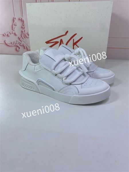 

2023new brand women classics casual shoes designer leather lace-up sneaker fashion running trainers letters woman shoes flat printed gym sne, Red;white