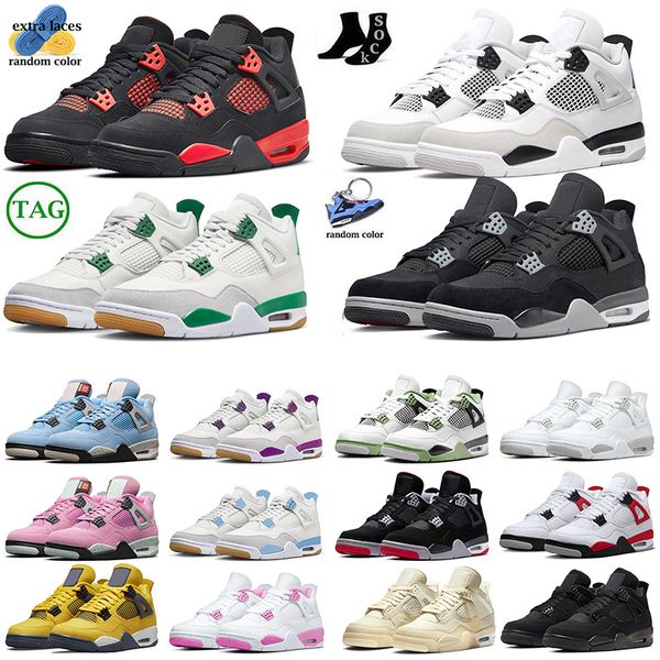 

jumpman 4 4s mens basketball shoes military black cat pine green canvas university blue red thunder cactus jack men women trainers dhgate sp