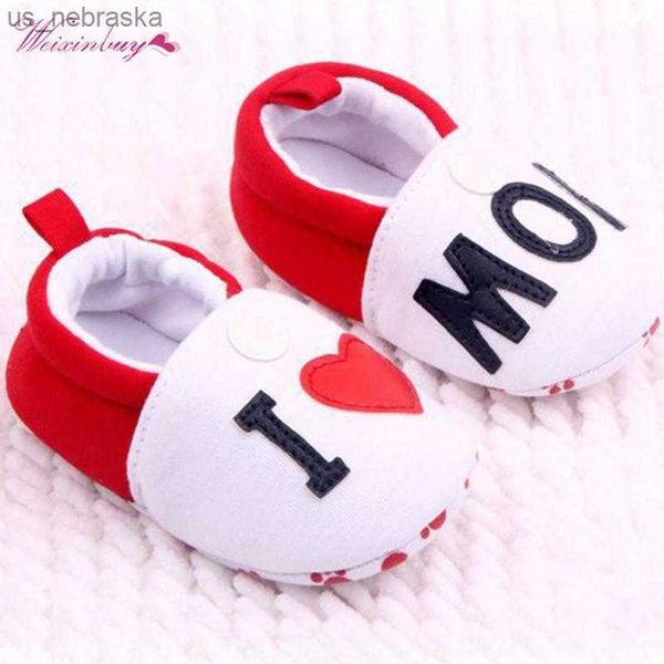 

sandals first walkers lovely toddler baby girl boy round toe flats soft slippers shoes i love momdad 1 l230518, Black;red