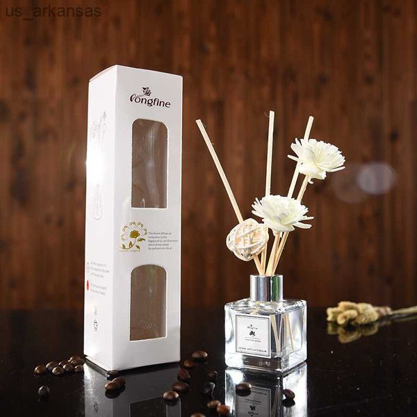 

flameless essential oil dried flower vine reed diffuser bottle sets white tea ocean perfume home bedroom toilet deodorization