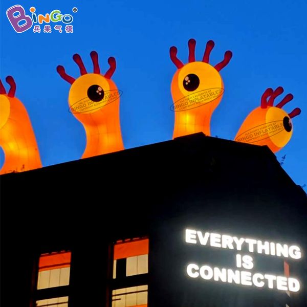 

halloween toys 3m (9.8ft) hign inflatable eye monster for outdoor decoration / blow up balloons ornament /one-eyed freak toy sports