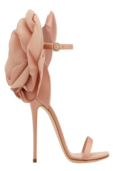 

ladies039new floral slipon sandals satin and roman stilettos size 3442 nude9486126, Black