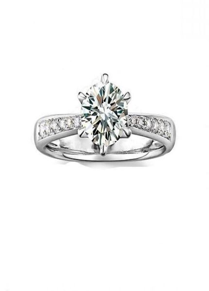 

100 925 sterling silver sona lab diamond wedding rings for womenwhite gold round brilliant wedding bandwedding ring seteternit7106659
