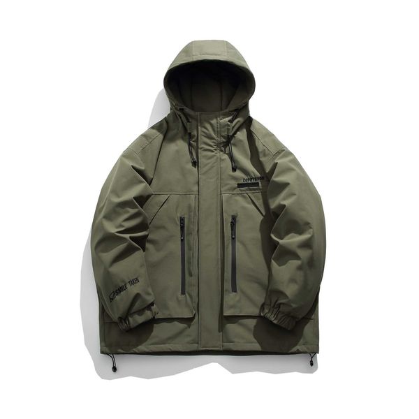 

quality wholesale high factory men's down jacket european and american winter hooded down jack bf, Black