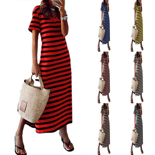 

spring style women's split loose print skirt new dress, Black;gray