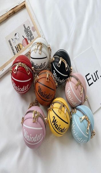 

new basketball designer girls bags fashion kids bags childrens bags chain kids shoulder bag girls messenger bag girls purse8863732, White