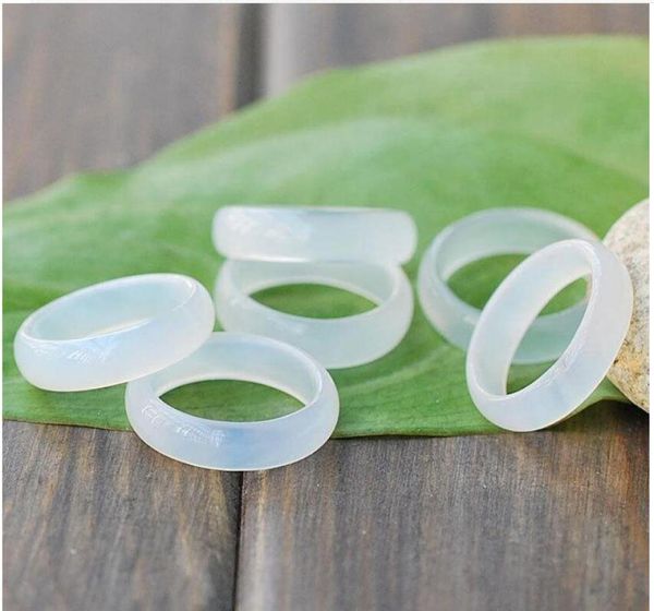 

new style chalcedony black blue white yellow red green four colour jade ring for men and women couples ring ship ping f9716887025, Silver