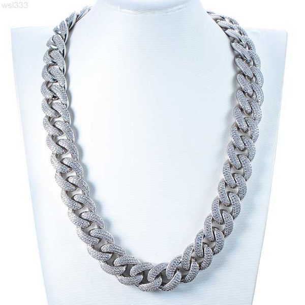 

16inch 18inch 20inch 24inch 30 inch hip hop cuban link chain necklace bling bling jewelry, Silver