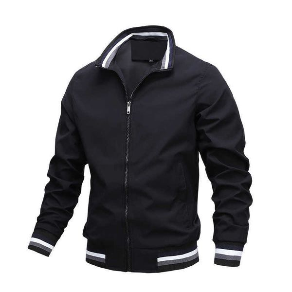

custom plus size fashion men's jackets casual waterproof blank golf lightweight windbreaker bomber jacket for men mwz, Black;brown